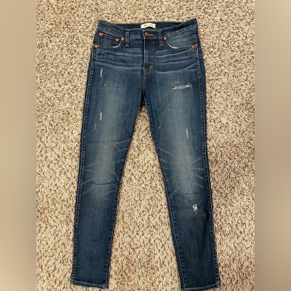 Madewell Dark Blue Skinny Jeans